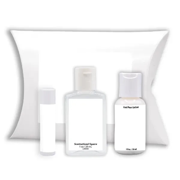 Iced Pear Gift Set: Lip Balm, Lotion, Scented Hand Sanitizer - Iced Pear Gift Set: Lip Balm, Lotion, Scented Hand Sanitizer - Image 8 of 13