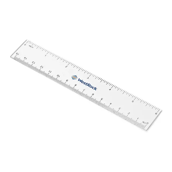 Crystal Clear 6 Inch Ruler - Crystal Clear 6 Inch Ruler - Image 1 of 4