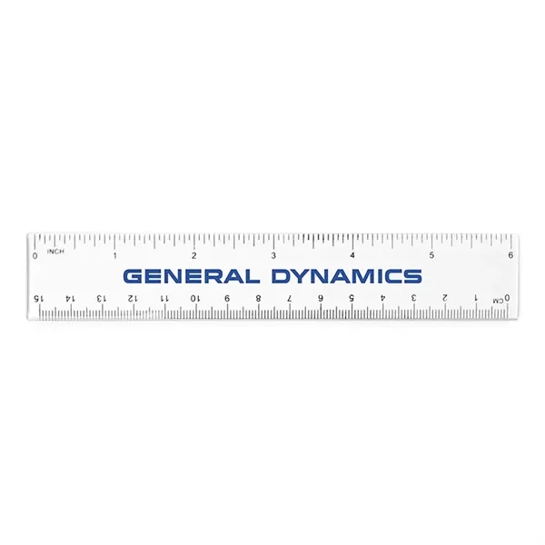 Crystal Clear 6 Inch Ruler - Crystal Clear 6 Inch Ruler - Image 2 of 4