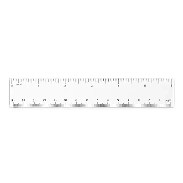 Crystal Clear 6 Inch Ruler - Crystal Clear 6 Inch Ruler - Image 4 of 4