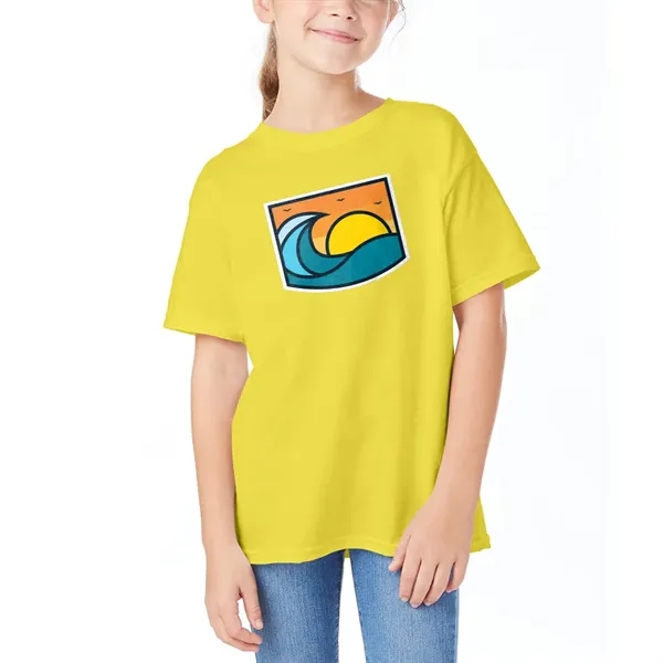 Hanes Heavyweight Comfort Soft Youth T-shirt - Hanes Heavyweight Comfort Soft Youth T-shirt - Image 12 of 12
