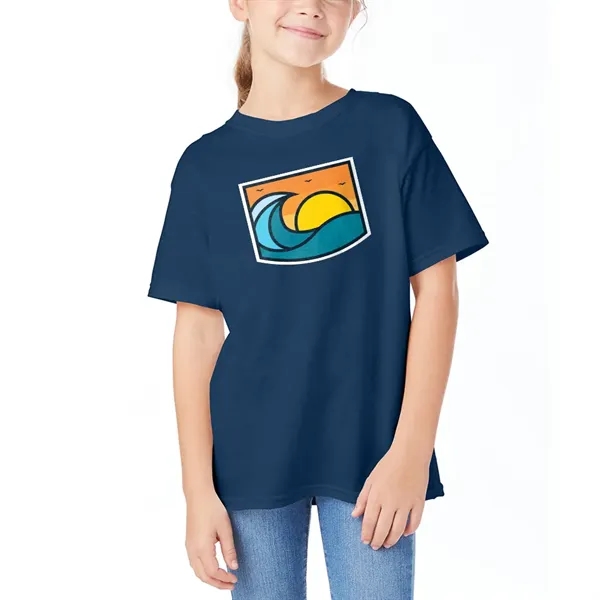 Hanes Heavyweight Comfort Soft Youth T-shirt - Hanes Heavyweight Comfort Soft Youth T-shirt - Image 9 of 12