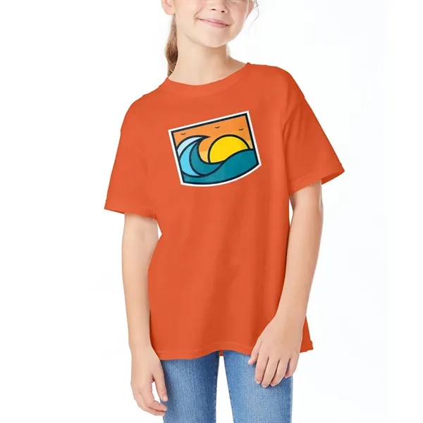 Hanes Heavyweight Comfort Soft Youth T-shirt - Hanes Heavyweight Comfort Soft Youth T-shirt - Image 10 of 12