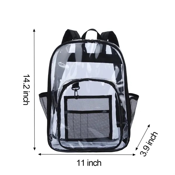 Clear PVC Security Transparent School Backpack - Clear PVC Security Transparent School Backpack - Image 1 of 1