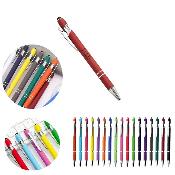 Maggi Metal Aluminum Rod Press Ballpoint Pen - Maggi Metal Aluminum Rod Press Ballpoint Pen - Image 0 of 1