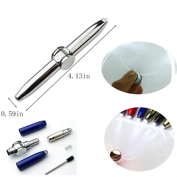 Fidget Spinner Pressure Relief Light Pen - Fidget Spinner Pressure Relief Light Pen - Image 1 of 1