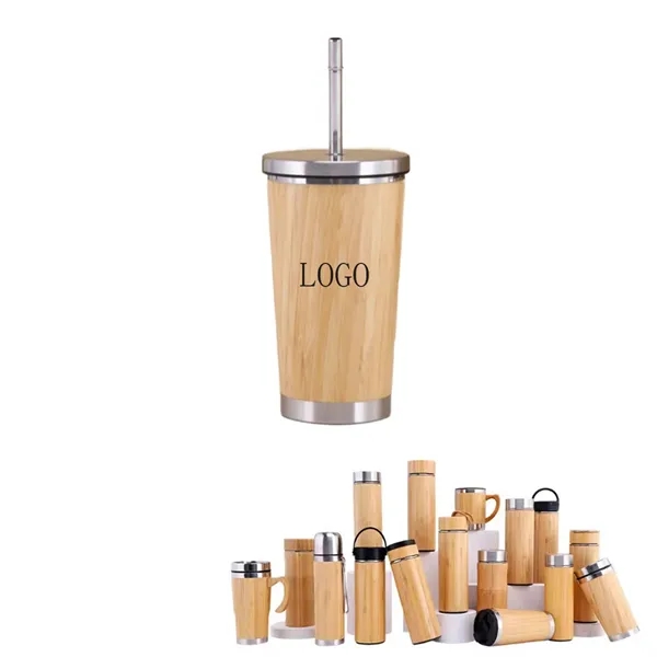 Bamboo Shell Vacuum Car Thermos Cup - Bamboo Shell Vacuum Car Thermos Cup - Image 0 of 1