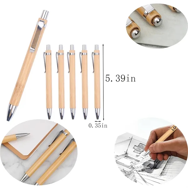 Environmentally Friendly Bamboo Retro Ballpoint Pen - Environmentally Friendly Bamboo Retro Ballpoint Pen - Image 1 of 1