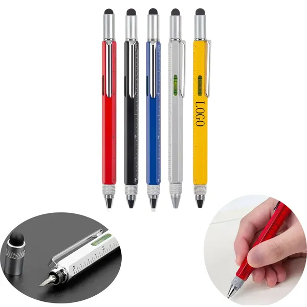 Metal Screwdriver Level Ballpoint Pen - Metal Screwdriver Level Ballpoint Pen - Image 0 of 1