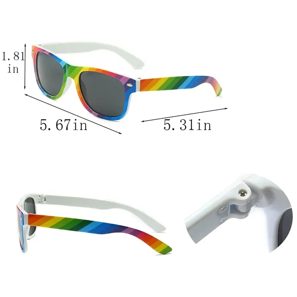Promotional Gift Rainbow Party Sunglasses - Promotional Gift Rainbow Party Sunglasses - Image 1 of 1
