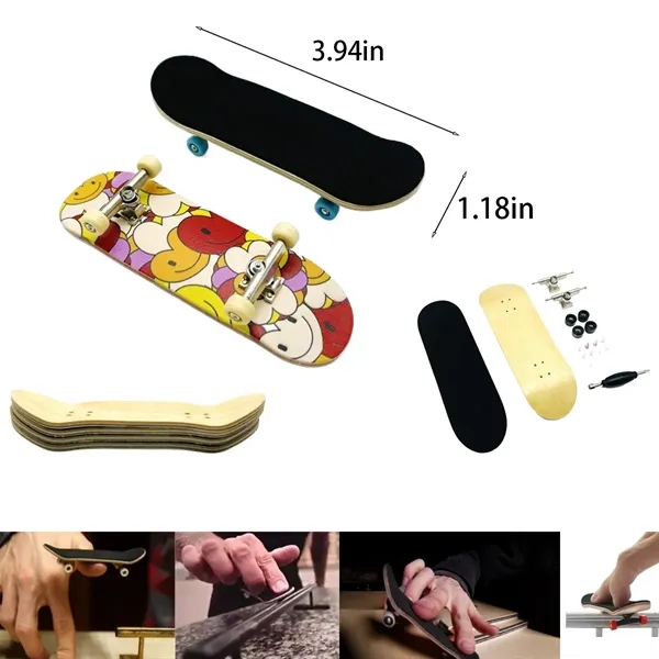 Mini Finger Maple Double-Warped Skateboard