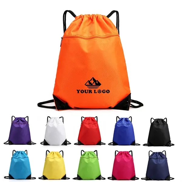 600D Polyester Drawstring Backpack - 600D Polyester Drawstring Backpack - Image 0 of 1