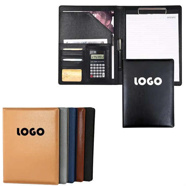 Custom A4 PU Leather Multi-Function File Folder - Custom A4 PU Leather Multi-Function File Folder - Image 0 of 1