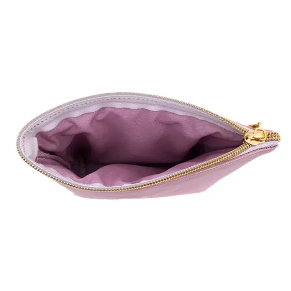 Vegan Leather Zippered Pouch - Vegan Leather Zippered Pouch - Image 1 of 1