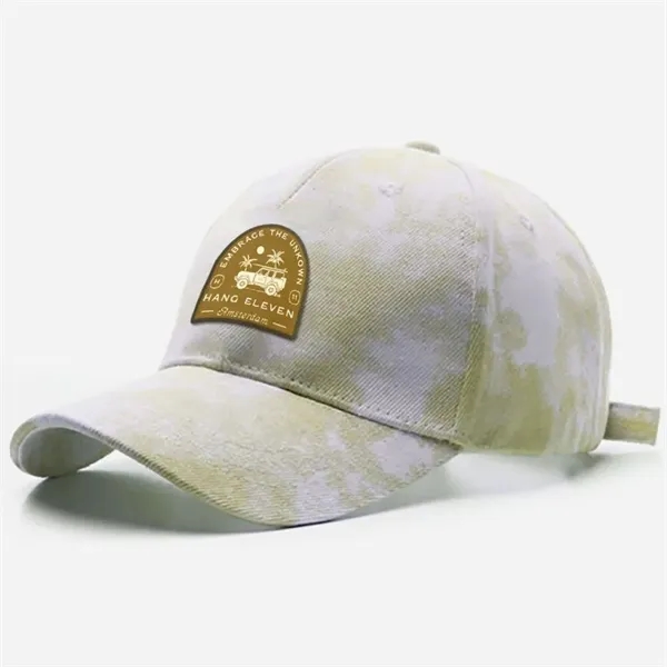 Tie-Dye Cotton Baseball Cap - Tie-Dye Cotton Baseball Cap - Image 2 of 3