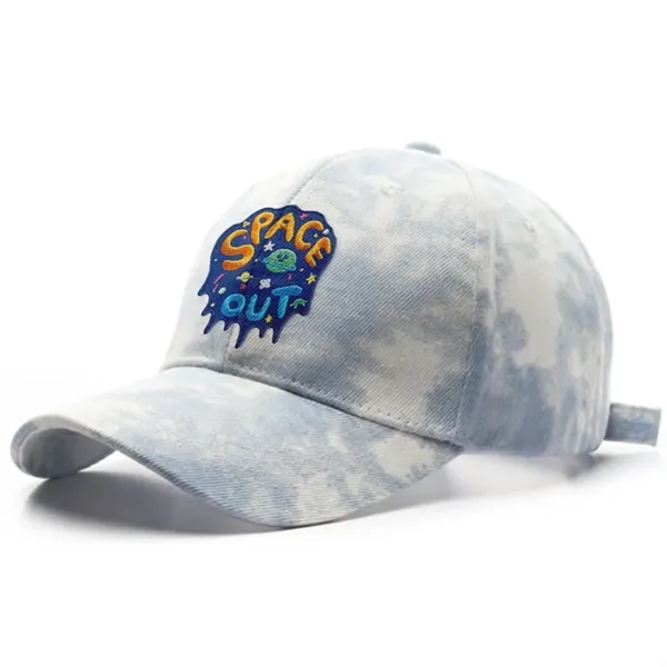 Tie-Dye Cotton Baseball Cap - Tie-Dye Cotton Baseball Cap - Image 3 of 3