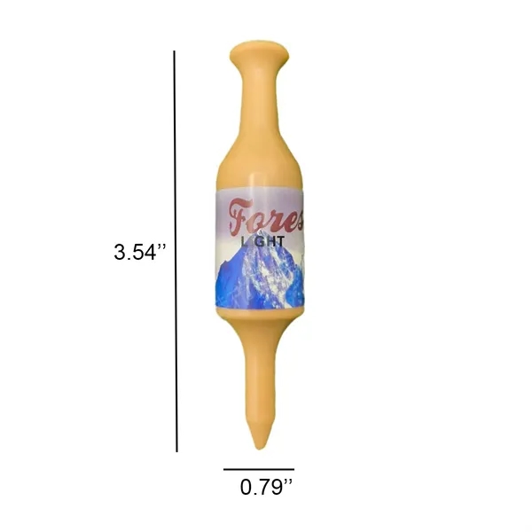 Recyclable Unbreakable Beer Bottle Golf Tees Holder - Recyclable Unbreakable Beer Bottle Golf Tees Holder - Image 1 of 4