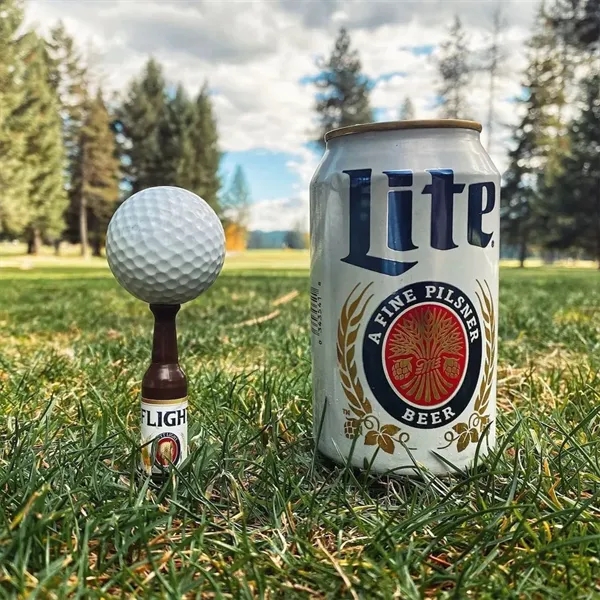 Recyclable Unbreakable Beer Bottle Golf Tees Holder - Recyclable Unbreakable Beer Bottle Golf Tees Holder - Image 2 of 4