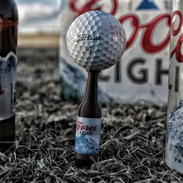 Recyclable Unbreakable Beer Bottle Golf Tees Holder - Recyclable Unbreakable Beer Bottle Golf Tees Holder - Image 3 of 4