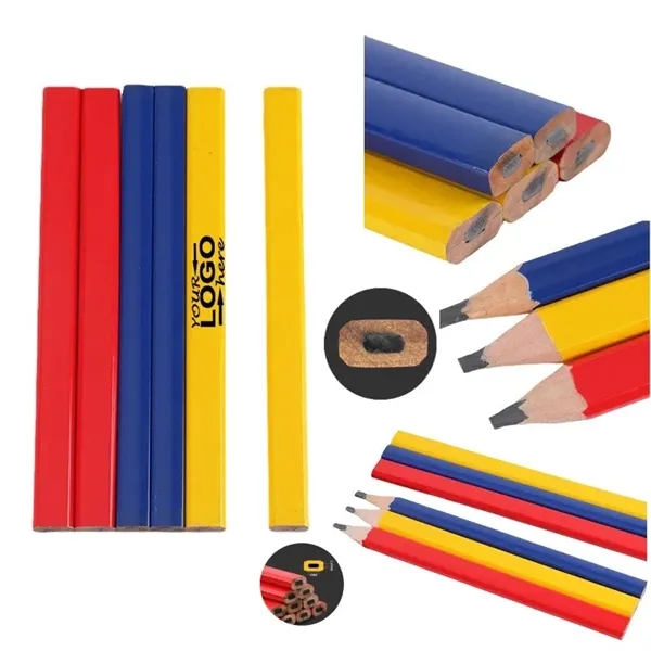 Full Color Octagonal Calibration Carpenter Pencil - Full Color Octagonal Calibration Carpenter Pencil - Image 0 of 10