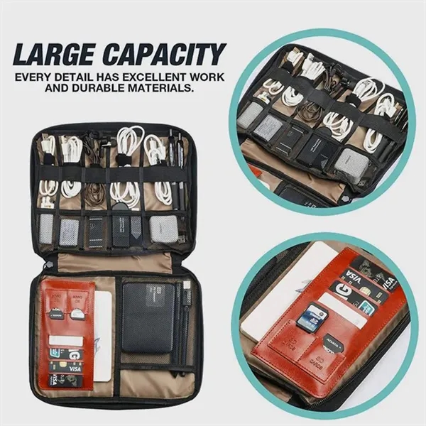 Travel Electronics Accessories Bag - Travel Electronics Accessories Bag - Image 2 of 5