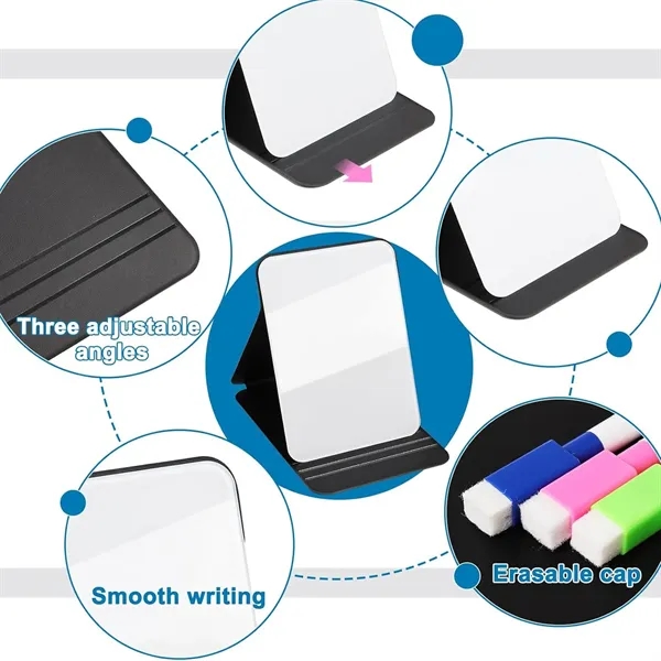 Glass Desktop Whiteboard With Reversable Stand - Glass Desktop Whiteboard With Reversable Stand - Image 2 of 2