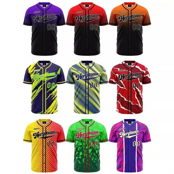 Custom Sublimation Baseball Uniforms & Jerseys - Custom Sublimation Baseball Uniforms & Jerseys - Image 0 of 4