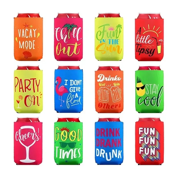 Scalloped Can Cooler Sleeve - Scalloped Can Cooler Sleeve - Image 1 of 7