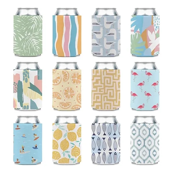 Scalloped Can Cooler Sleeve - Scalloped Can Cooler Sleeve - Image 3 of 7