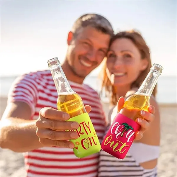 Scalloped Can Cooler Sleeve - Scalloped Can Cooler Sleeve - Image 7 of 7