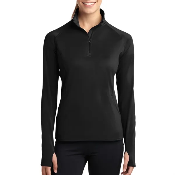 Sport-Tek® Ladies' Sport-Wick® Stretch Full-Zip Jacket - Sport-Tek® Ladies' Sport-Wick® Stretch Full-Zip Jacket - Image 2 of 15