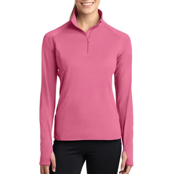 Sport-Tek® Ladies' Sport-Wick® Stretch Full-Zip Jacket - Sport-Tek® Ladies' Sport-Wick® Stretch Full-Zip Jacket - Image 5 of 15