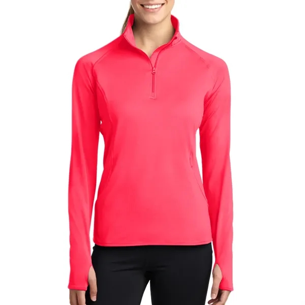 Sport-Tek® Ladies' Sport-Wick® Stretch Full-Zip Jacket - Sport-Tek® Ladies' Sport-Wick® Stretch Full-Zip Jacket - Image 7 of 15