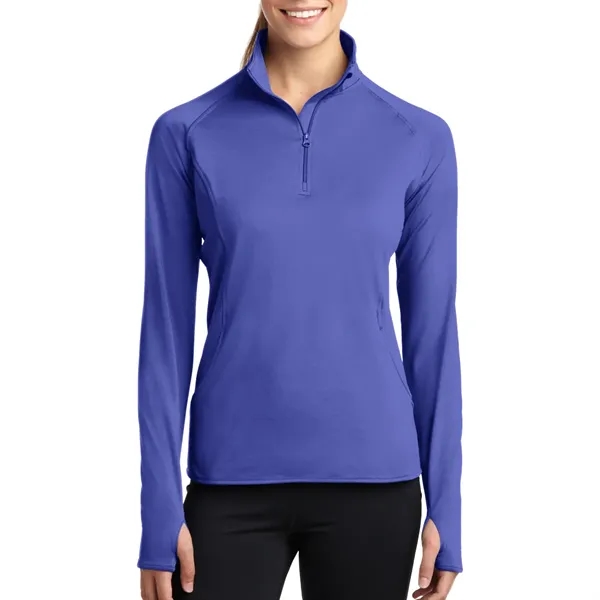 Sport-Tek® Ladies' Sport-Wick® Stretch Full-Zip Jacket - Sport-Tek® Ladies' Sport-Wick® Stretch Full-Zip Jacket - Image 8 of 15