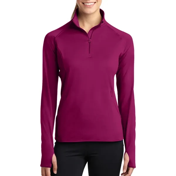 Sport-Tek® Ladies' Sport-Wick® Stretch Full-Zip Jacket - Sport-Tek® Ladies' Sport-Wick® Stretch Full-Zip Jacket - Image 10 of 15