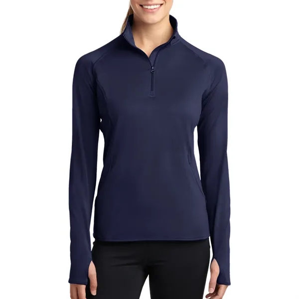 Sport-Tek® Ladies' Sport-Wick® Stretch Full-Zip Jacket - Sport-Tek® Ladies' Sport-Wick® Stretch Full-Zip Jacket - Image 12 of 15