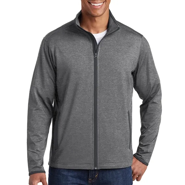 Sport-Tek® Sport-Wick® Stretch Contrast Full-Zip Jacket - Sport-Tek® Sport-Wick® Stretch Contrast Full-Zip Jacket - Image 4 of 6