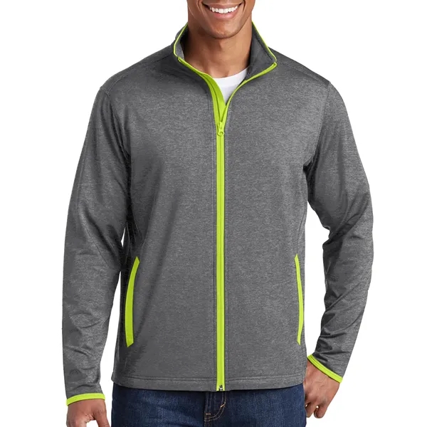 Sport-Tek® Sport-Wick® Stretch Contrast Full-Zip Jacket - Sport-Tek® Sport-Wick® Stretch Contrast Full-Zip Jacket - Image 5 of 6