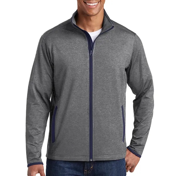 Sport-Tek® Sport-Wick® Stretch Contrast Full-Zip Jacket - Sport-Tek® Sport-Wick® Stretch Contrast Full-Zip Jacket - Image 6 of 6