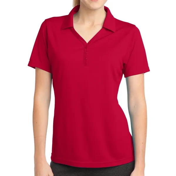 Sport-Tek® Ladies' PosiCharge® Micro-Mesh Polo - Sport-Tek® Ladies' PosiCharge® Micro-Mesh Polo - Image 8 of 10