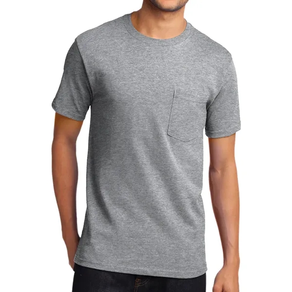 Port & Company® Tall Essential Pocket Tee - Port & Company® Tall Essential Pocket Tee - Image 2 of 16