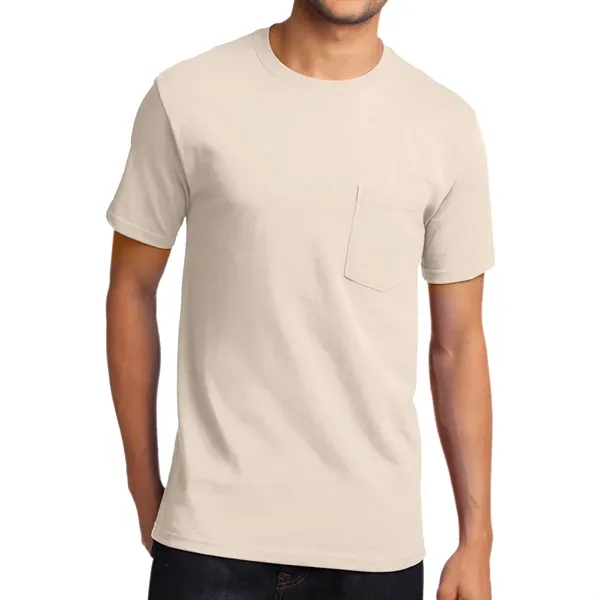 Port & Company® Tall Essential Pocket Tee - Port & Company® Tall Essential Pocket Tee - Image 10 of 16