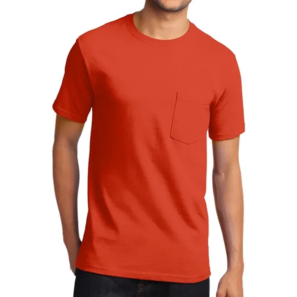 Port & Company® Tall Essential Pocket Tee - Port & Company® Tall Essential Pocket Tee - Image 12 of 16