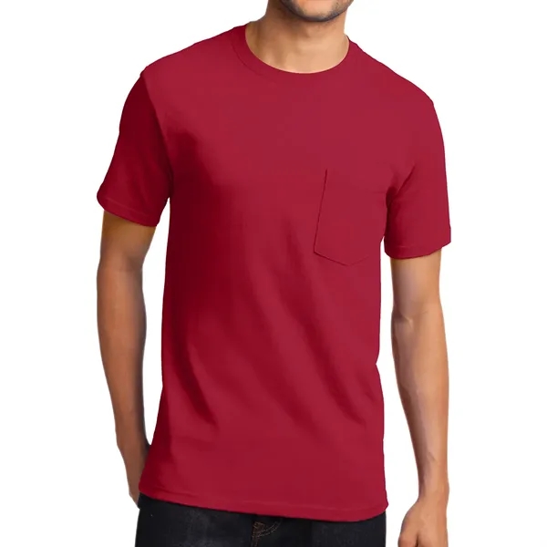 Port & Company® Tall Essential Pocket Tee - Port & Company® Tall Essential Pocket Tee - Image 13 of 16