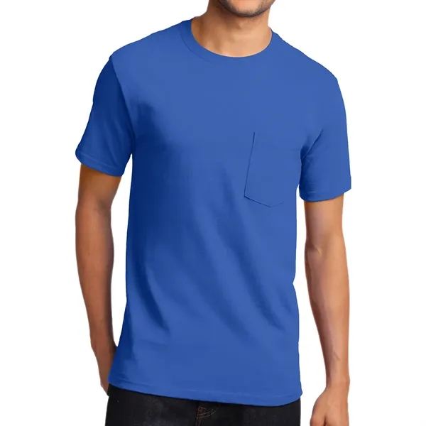 Port & Company® Tall Essential Pocket Tee - Port & Company® Tall Essential Pocket Tee - Image 14 of 16