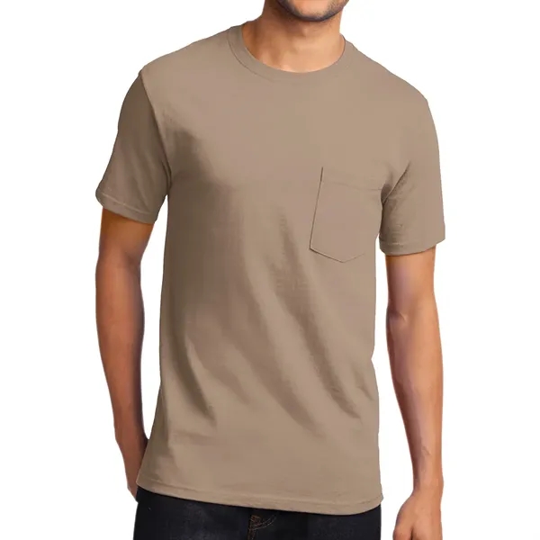 Port & Company® Tall Essential Pocket Tee - Port & Company® Tall Essential Pocket Tee - Image 15 of 16