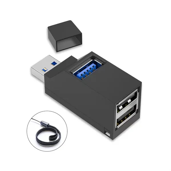 3 Port USB Hub Splitter for Laptop - 3 Port USB Hub Splitter for Laptop - Image 0 of 3