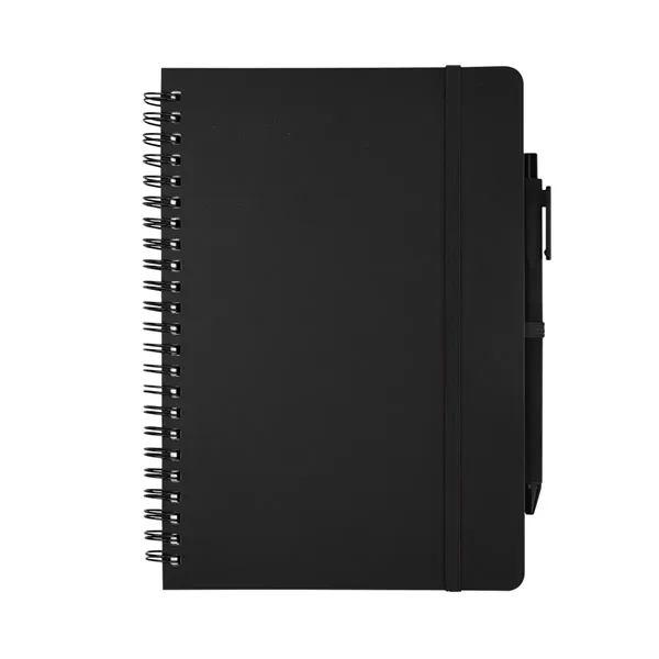 REPREVE® Recycled Spiral Notebook with Pen - REPREVE® Recycled Spiral Notebook with Pen - Image 1 of 6