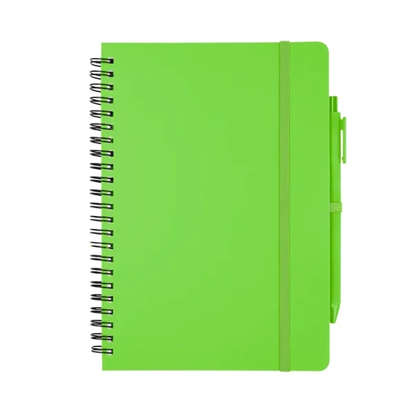 REPREVE® Recycled Spiral Notebook with Pen - REPREVE® Recycled Spiral Notebook with Pen - Image 2 of 6