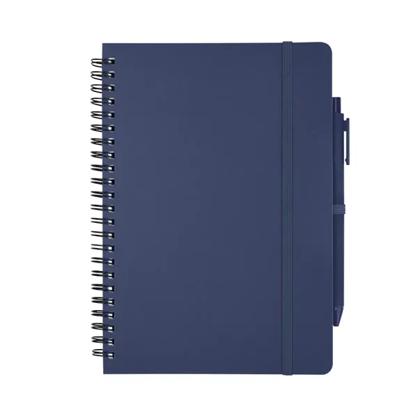 REPREVE® Recycled Spiral Notebook with Pen - REPREVE® Recycled Spiral Notebook with Pen - Image 3 of 10